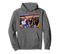 The Wonder Stuff British Alt Rock Band By Andy Willsher Pullover Hoodie, Adult Unisex, Asphalt Grey, Large