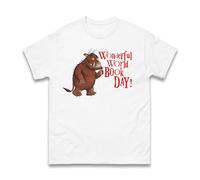 The Wonderful Animal World Book Day 2025 T-Shirt, School Boys Girls Funny Costume Love Reading Book Story Kids Adults Unisex Gift Tee Top (White, L)