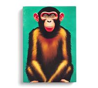 The Wonderful Monkey Canvas Wall Art Print 30x20 Inch