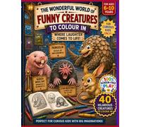 "The Wonderful World of Funny Creatures": 40 Weird, Wonderful and Unusual Animals to Colour and Learn About | Educational Colouring Book for Kids Ages ... Books for Kids 6-10 - Screen - Free Play)