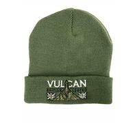The Wooden Model Company Ltd AVRO Vulcan RAF High Altitude Strategic Nuclear Bomber Aircraft Green Embroidered Beanie.