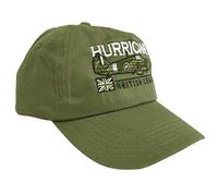 The Wooden Model Company Ltd Hawker Hurricane RAF World War 2 Aircraft Green Embroidered Baseball Cap.