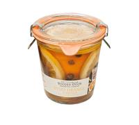 The Wooden Spoon Studded Orange Mulled Wine & Brandy (12%) 300 g - Festive Citrus & Spice Preserved Mix