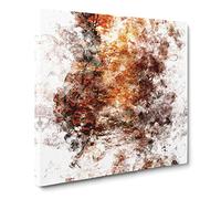 The Woodland Stream Watercolour Canvas Print | Gallery Wrapped 30mm Frame Wall Art | 20x20 inches | Ready to Hang | Modern Landscape Picture | Living Room Bedroom Lounge Office