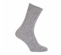 The Wool Company Luxury Alpaca Bed Socks Pebble 4-7 - Super-Soft Unisex Socks - Made in England