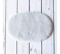 The Wool Company Oval Sheepskin Pet Bed Pearl | Super Stylish Perfect For Your Special Pet | Cat & Dog Bed | 53 x 26cm Approx Pet Bed
