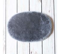 The Wool Company Oval Sheepskin Pet Bed Silver | Super Stylish Perfect For Your Special Pet | Cat & Dog Bed | 53 x 26cm Approx Pet Bed