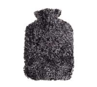 The Wool Company Sheepskin Hot Water Bottle Cover Anthracite - 36 X 24 Cm, Includes Bs 1970:2012 Fashy Bottle