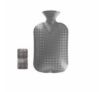 The Wool Company White Undyed 100% Sheepskin Hot Water Bottle With Fashy Bottle 39 X 25 Cm
