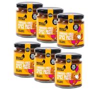 The Woolf’s Kitchen | Lemongrass & Ginger Spice Paste | Fiery Chilli Fusion | Electrify Asian Cuisine | Dynamite for Rice, Noodles, & Burgers | Explosive Thai Flavour | 6 x 190ml