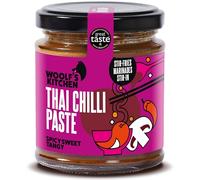 The Woolf’s Kitchen | NAM Prik Pow | Authentic Thai Chilli Paste | Tangy Tamarind & Smoky Fusion | Essential for Rice, Noodles, Burgers | Elevate Asian Meals | Gochujang Flavor Boost | 190ml