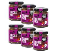 The Woolf’s Kitchen | NAM Prik Pow | Authentic Thai Chilli Paste | Tangy Tamarind & Smoky Fusion | Essential for Rice, Noodles, Burgers | Elevate Asian Meals | Gochujang Flavor Boost | 6 X 190ml