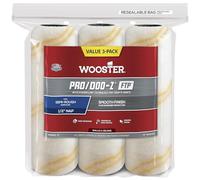 The Wooster Brush Company RR669-9 Pro Doo Z FTP Roller Cover 1/2-Inch Nap, 3-Pack