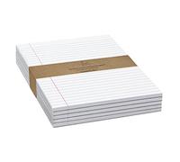 The Worcestershire Stationery Company A5 lined note pad, pack of 5 (Lined (with margin))