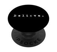The word Believe | A 90s style design that says Believe PopSockets Adhesive PopGrip