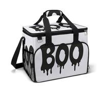 The Word Boo Simple Camping Cooler Bags Insulated Beach Cooler Portable Leak Proof Camping Cooler with Shoulder Strap