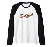 The word Booyah | 90s design that says Booyah! Raglan Baseball Tee