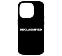 The word DECLASSIFIED | A design that says DECLASSIFIED Case for iPhone 14 Pro