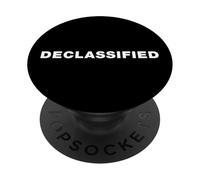 The word DECLASSIFIED | A design that says DECLASSIFIED PopSockets Adhesive PopGrip