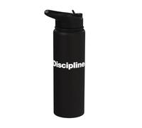 The Word Discipline | A Design that says Discipline Stainless Steel Insulated Water Bottle