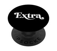 The word Extra | A Stylish Groovy Design that says Extra PopSockets Adhesive PopGrip