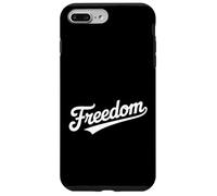The word Freedom | A baseball style design that says Freedom Case for iPhone 7 Plus/8 Plus
