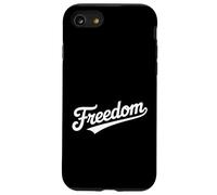 The word Freedom | A baseball style design that says Freedom Case for iPhone SE (2020) / 7/8