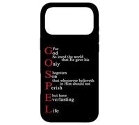 The Word Gospel Found In John 3 16 Case for iPhone 17 Pro Max