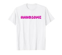 The Word Handsome with Many Tiny Hearts T-Shirt