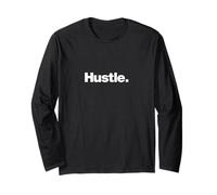 The word Hustle | A design that says Hustle Long Sleeve T-Shirt