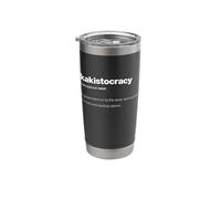The Word Kakistocracy with a Dictionary Definition Stainless Steel Insulated Tumbler