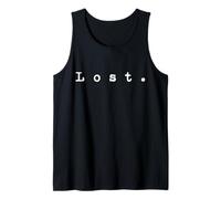 The Word Lost | A 90s Style Design That says Lost Tank Top