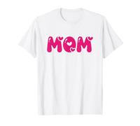 The Word Mom with Many Tiny Hearts T-Shirt