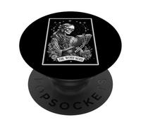 The Word Nerd Book Reader Reading Bookworm Tarot Card Witchy PopSockets Adhesive PopGrip