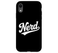 The Word Nerd Retro Script Design | Bold Geeky Aesthetic Case for iPhone XR