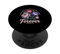 The Word of God Endures Forever Women Christian Floral PopSockets Adhesive PopGrip
