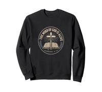 The Word Of God Is Alive Hebrews 4:12 Christian Emblem Sweatshirt