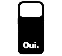 The word Oui | A design that says Oui Case for iPhone 17 Pro