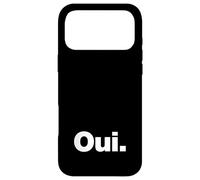 The word Oui | A design that says Oui Case for iPhone 17 Pro Max