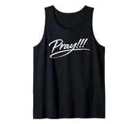 The Word Pray with Exclamation Marks Tank Top