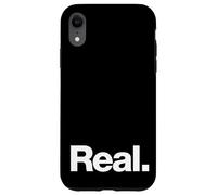 The word Real | A design that says Real Case for iPhone XR