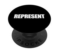 The word represent | A design that says Represent PopSockets Adhesive PopGrip