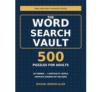 The Word Search Vault: 500 Puzzles for Adults