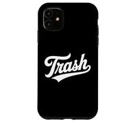 The word Trash | Team Trash Retro Script Style Design Case for iPhone 11