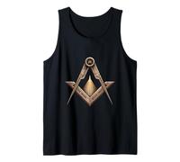 The Work Never Ends Freemason Symbol Tank Top