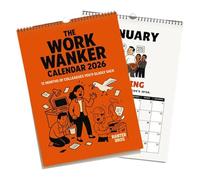 The Work Wanker Calendar 2026, 12 Months Of Colleagues You’D Gladly Sack, Funny Office Wall Calendar With Funny Office Life Illustration, Gag Gift for Home Offices Decor (1pcs)