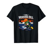 The Working Dill Pickleball Retro Sport Graphic T-Shirt
