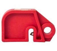 The Workplace Depot Fuse Breaker Lockout Device - Reinforced-Plastic Circuit Isolation Lockout, Grub-Screw Installation & 8mm Padlock-Ready for Industrial, Commercial & Domestic Panels