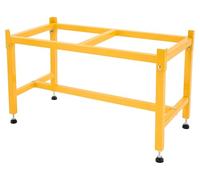 The Workplace Depot Hazardous Cabinet Stand - Height-Adjustable Heavy-Duty Hi-Vis Yellow Steel Base for COSHH Cabinets in Laboratories, Workshops & Warehouses (Stand Only)