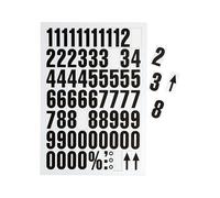 The Workplace Depot Magnetic Letter Number Sets, White, Black Text, Numbers | Magnetic Letter and Number Sets, 43mm Tall A-Z and 0-9 Letters and Numbers for Labeling-Warehouses, Offices, Schools, White.